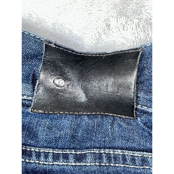Canali 1934 Mens Jeans Size 58 Blue Italian Denim Straight Leg 38x33 Luxury - Picture 3 of 14